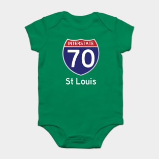 I-70 St. Louis Baby Bodysuit